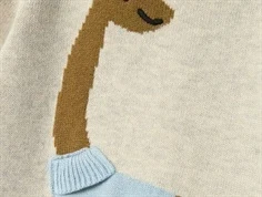 Name It strikbluse peyote melange med dino